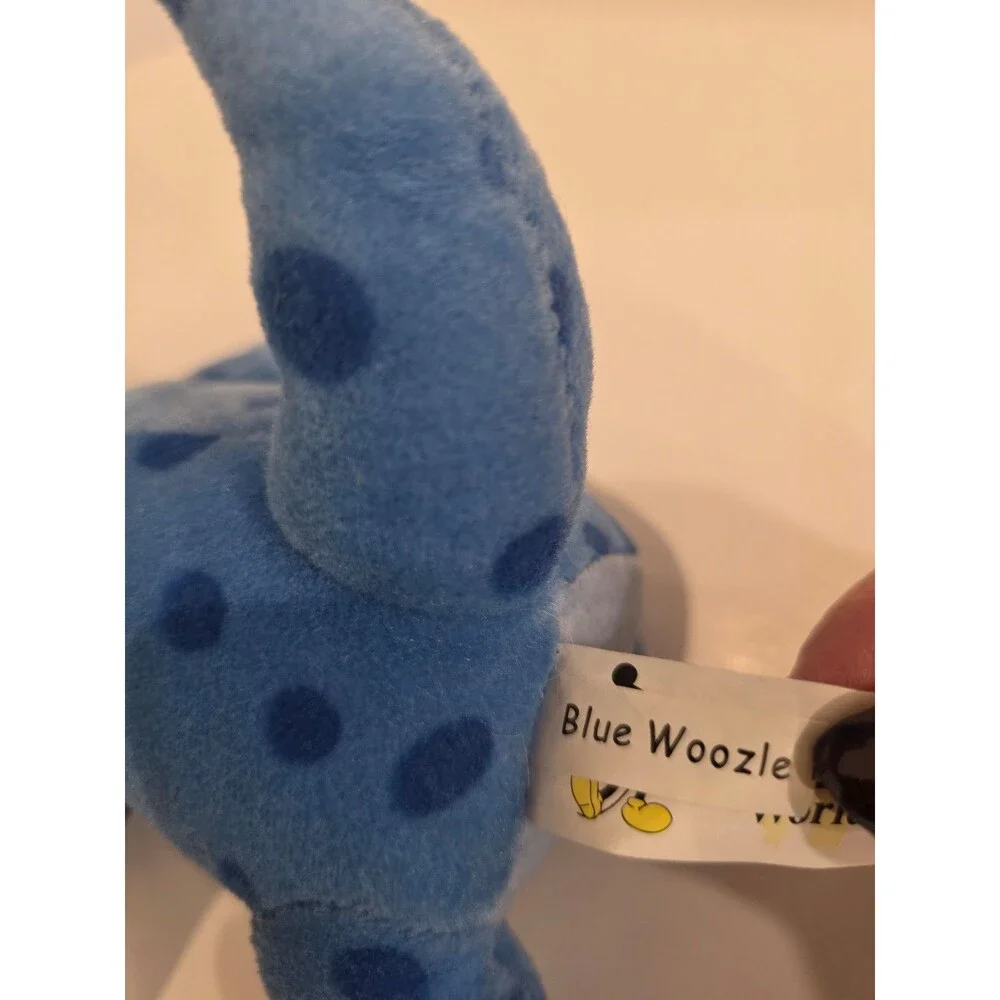 Walt Disney World Blue Woozle Bean Bag Plush Embroidered Eyes 6” Stuffed Pooh